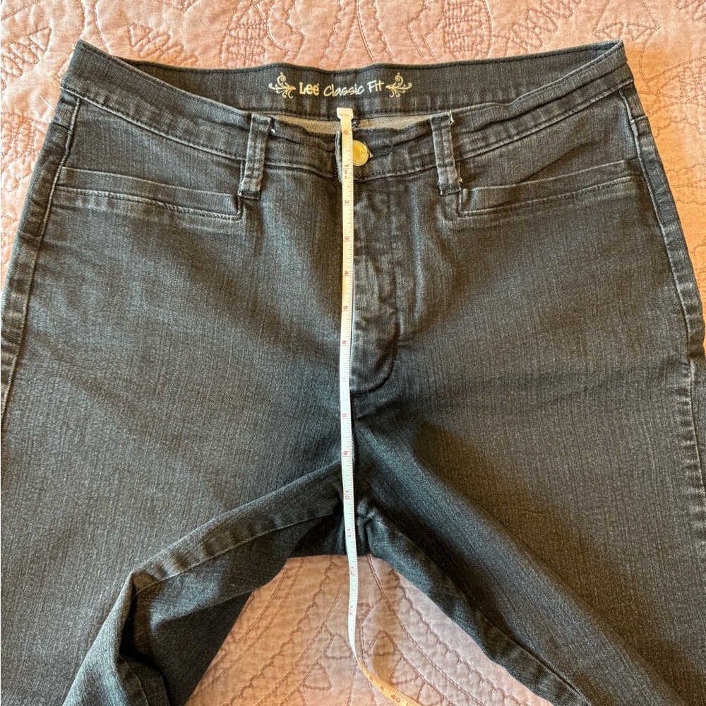 Lee Black Denim Knee-Length Shorts - Picture 7 of 12